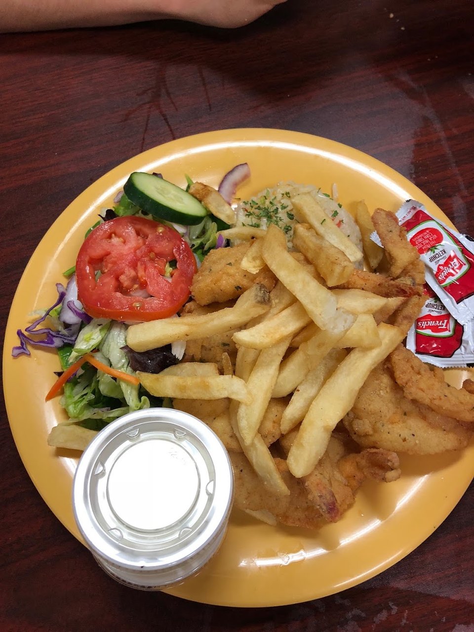 Salad and Fries
