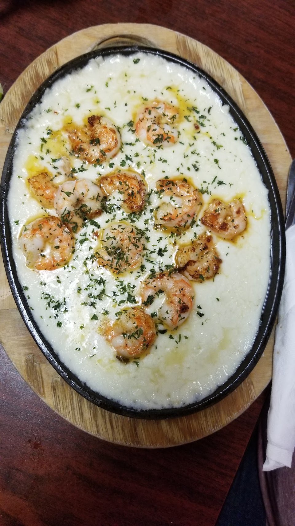 Queso Fundido Con Camarones